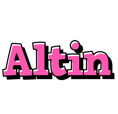 Altin girlish logo