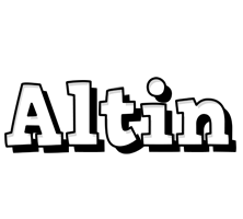 Altin snowing logo