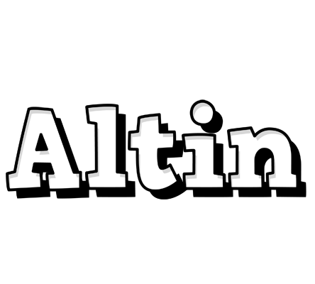 Altin snowing logo
