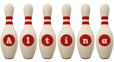 Altina bowling-pin logo