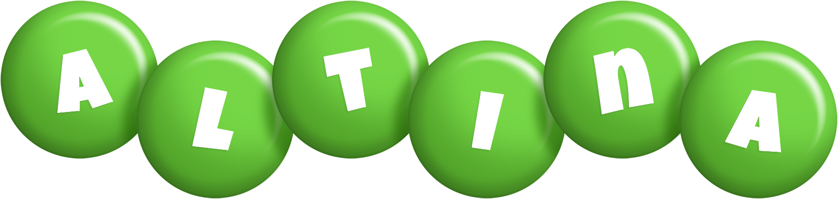 Altina candy-green logo