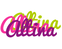 Altina flowers logo