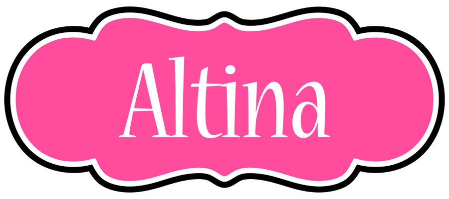 Altina invitation logo