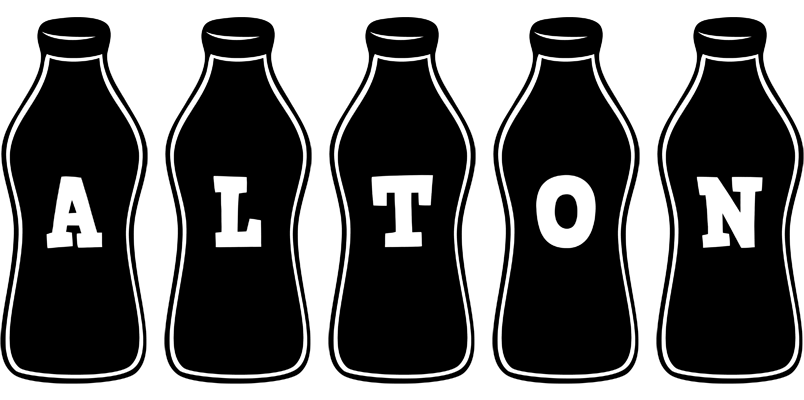Alton bottle logo