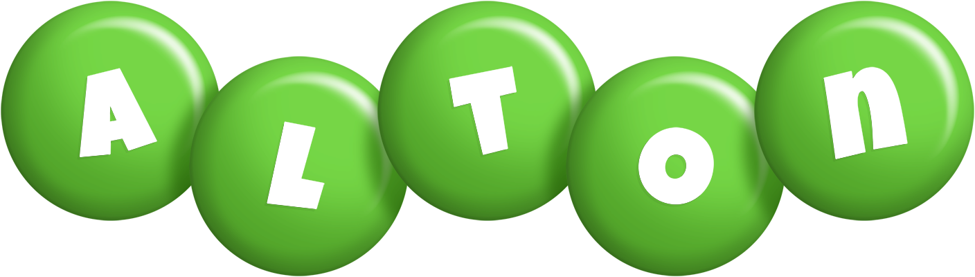 Alton candy-green logo