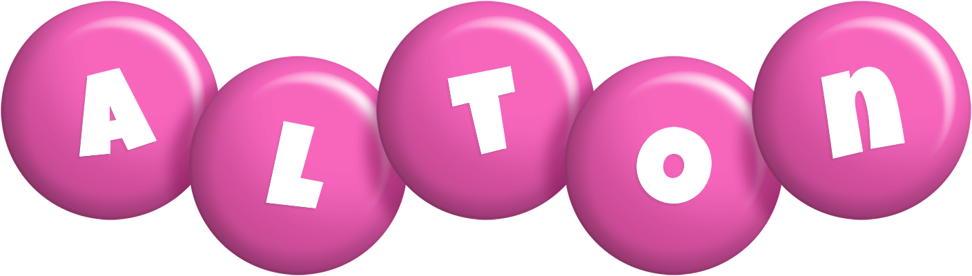 Alton candy-pink logo