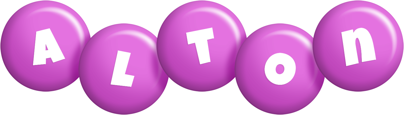 Alton candy-purple logo