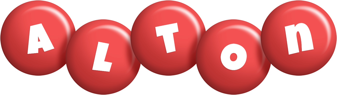 Alton candy-red logo