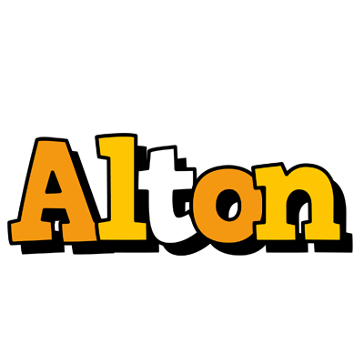Alton cartoon logo