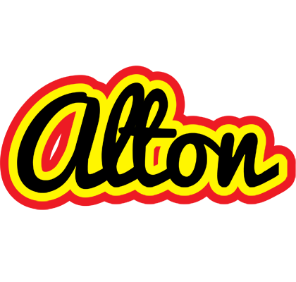 Alton flaming logo