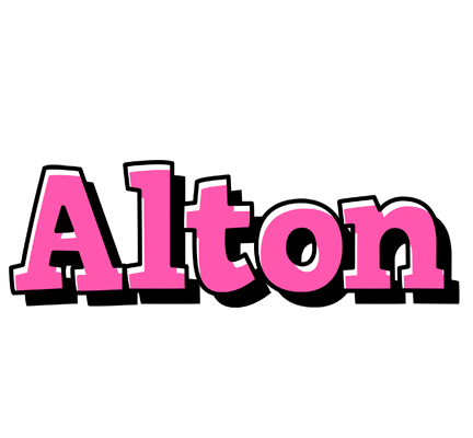 Alton girlish logo