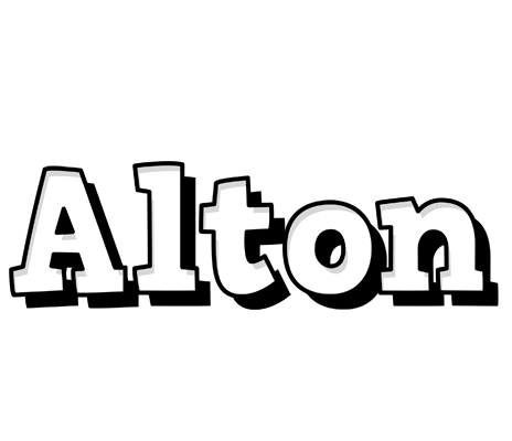 Alton snowing logo