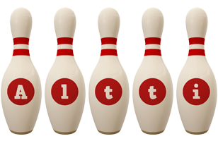 Altti bowling-pin logo