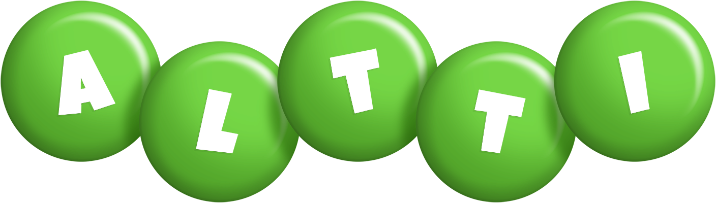 Altti candy-green logo