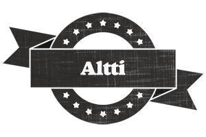 Altti grunge logo