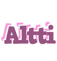 Altti relaxing logo