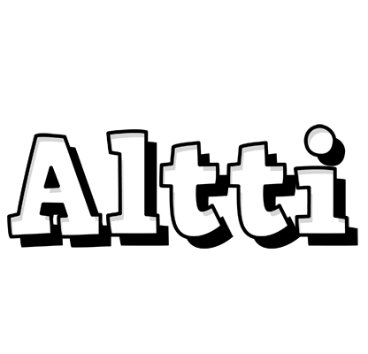 Altti snowing logo