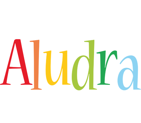 Aludra birthday logo