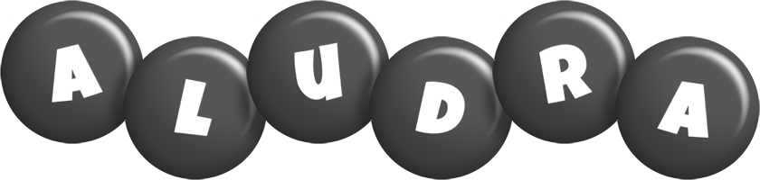 Aludra candy-black logo