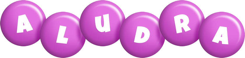 Aludra candy-purple logo