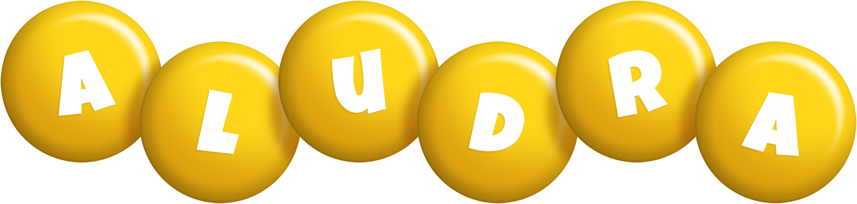 Aludra candy-yellow logo