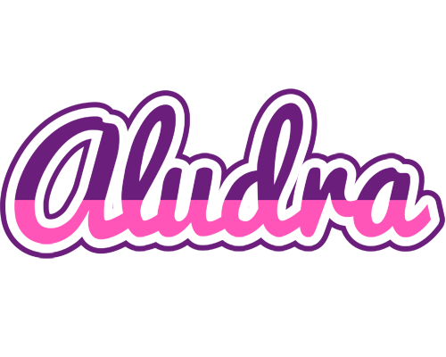 Aludra cheerful logo
