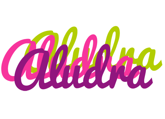 Aludra flowers logo