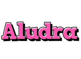 Aludra girlish logo