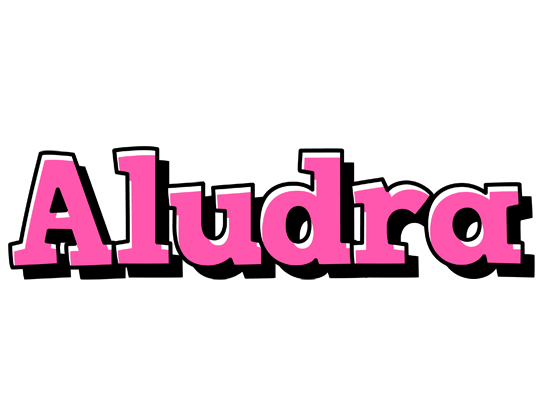 Aludra girlish logo