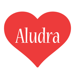 Aludra love logo