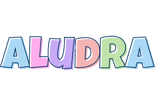 Aludra pastel logo