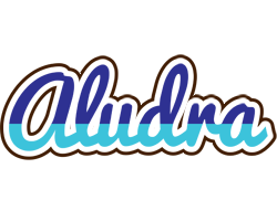 Aludra raining logo