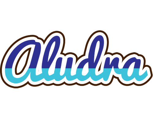 Aludra raining logo