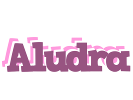 Aludra relaxing logo