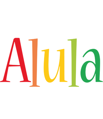 Alula birthday logo