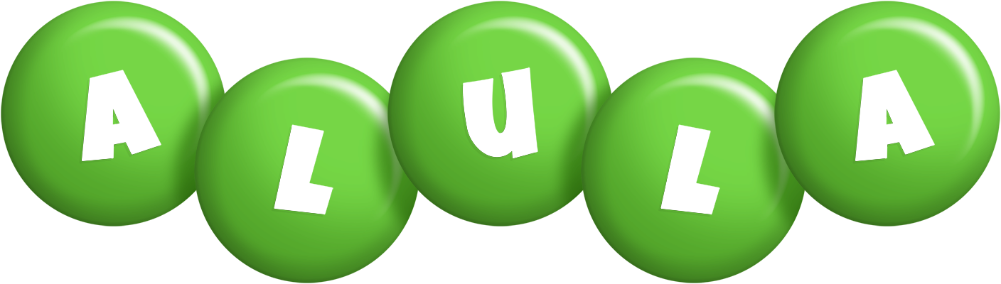 Alula candy-green logo