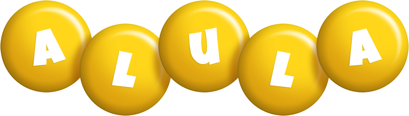 Alula candy-yellow logo