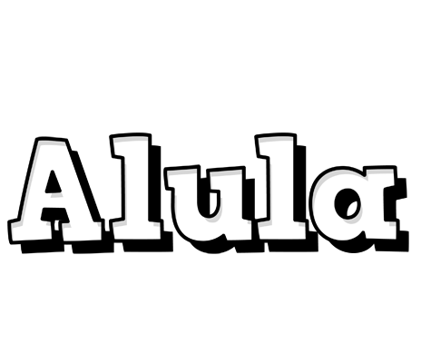 Alula snowing logo