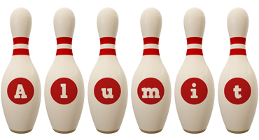 Alumit bowling-pin logo