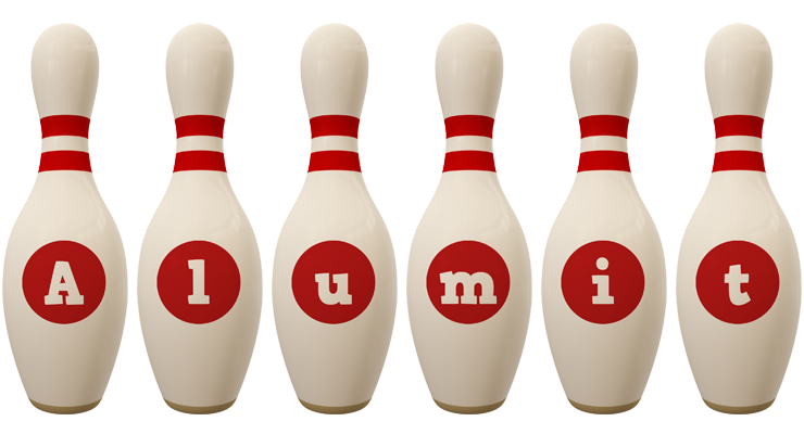 Alumit bowling-pin logo