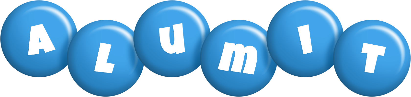 Alumit candy-blue logo