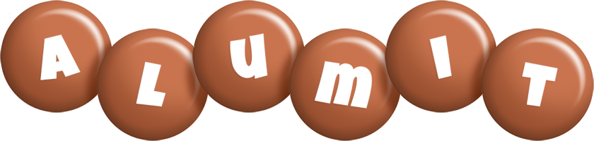 Alumit candy-brown logo