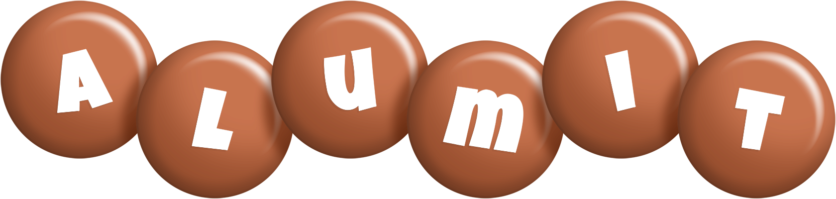 Alumit candy-brown logo
