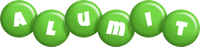 Alumit candy-green logo