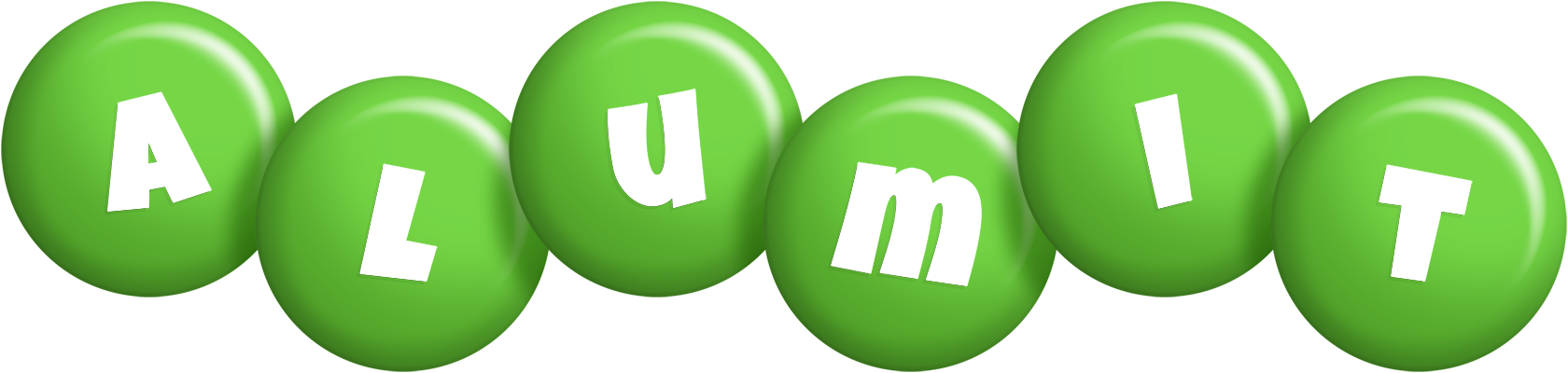 Alumit candy-green logo