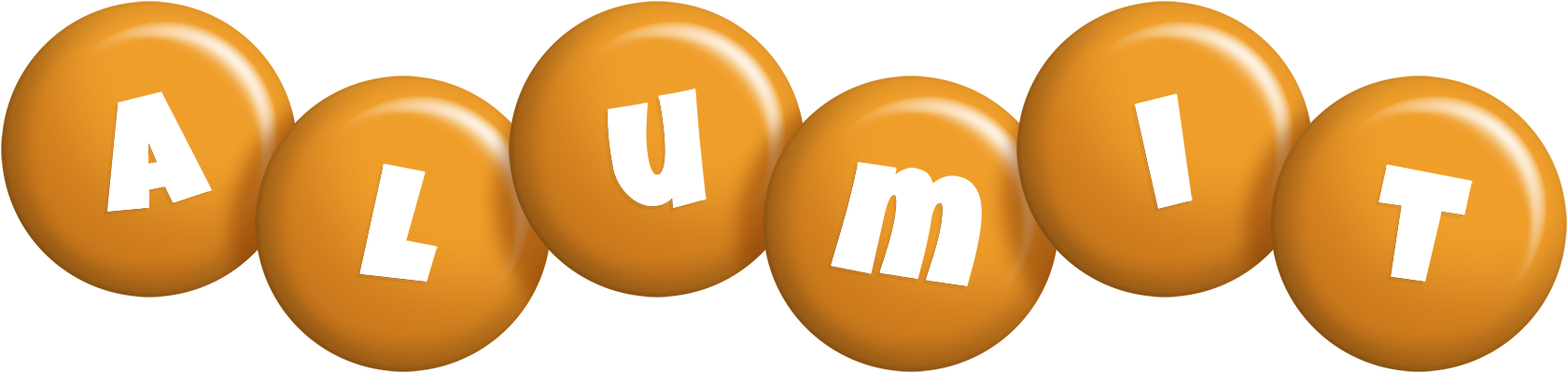 Alumit candy-orange logo
