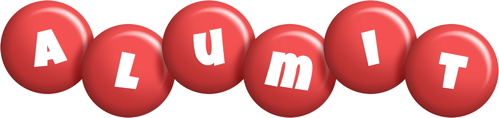 Alumit candy-red logo