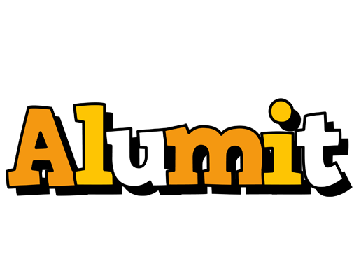 Alumit cartoon logo