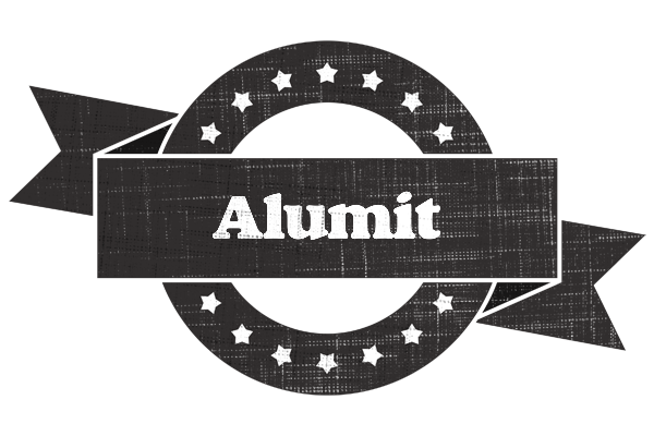 Alumit grunge logo
