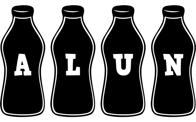 Alun bottle logo